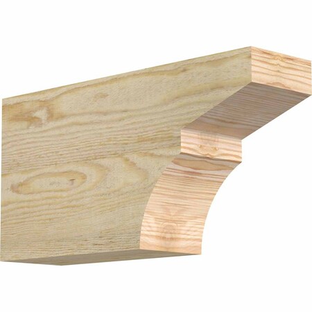Ekena Millwork Monterey Rough Sawn Rafter Tail, Douglas Fir, 4"W x 8"H x 16"L RFT04X08X16MON00RDF